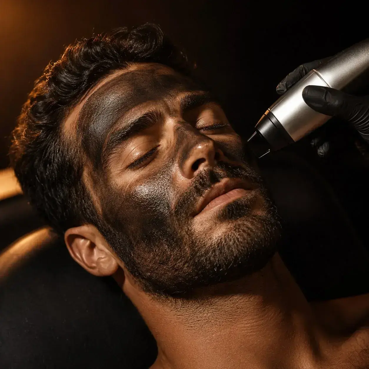 Carbon Peel piel masculina